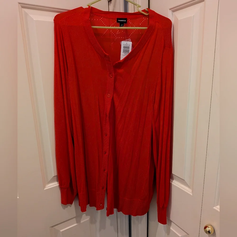 Torrid Raspberry Pink Women's Cardigan - Picture 1 of 2